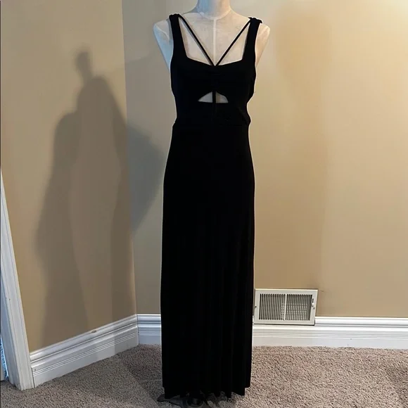 Free People Black Stretch Maxi Dress - Picture 3 of 8